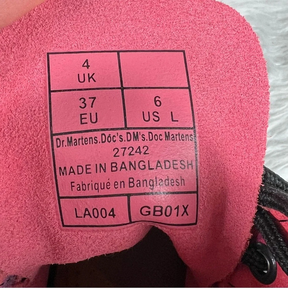 New Dr. Martens 1460 Pascal Tie Dye Suede Leather Lace up Boots - Picture 10 of 11